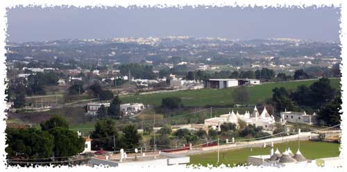 panoramica valle dei trulli